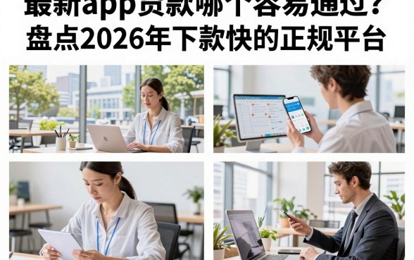 最新app贷款哪个容易通过？盘点2026年下款快的正规平台
