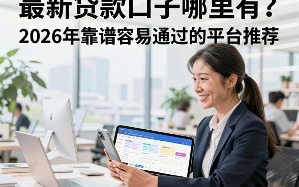 最新贷款口子哪里有?2026年靠谱容易通过的平台推荐