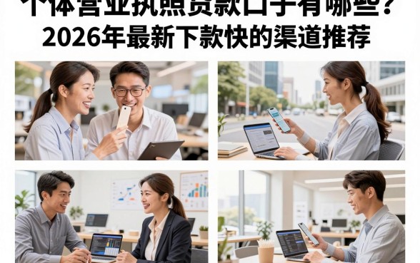 个体营业执照贷款口子有哪些？2026年最新下款快的渠道推荐