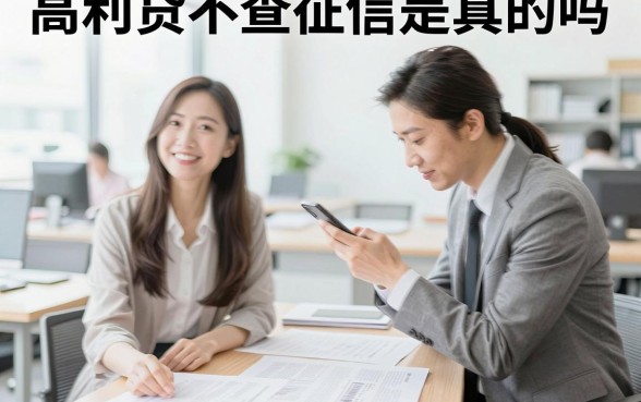 高利贷不查征信是真的吗，不查征信的贷款有哪些