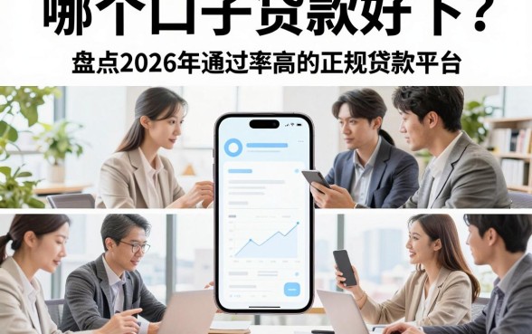 哪个口子贷款好下?盘点2026年通过率高的正规贷款平台