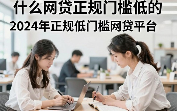 什么网贷正规门槛低的,2024年正规低门槛网贷平台推荐