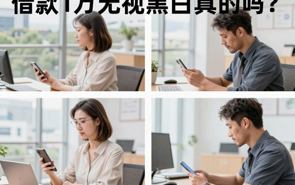 借款1万无视黑白真的吗?黑户烂户也能秒下的口子有哪些