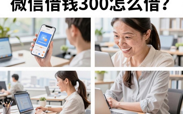 微信借钱300怎么借？微信300小额贷款口子哪里找
