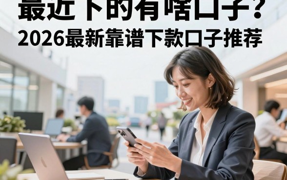 最近下的有啥口子?2026最新靠谱下款口子推荐