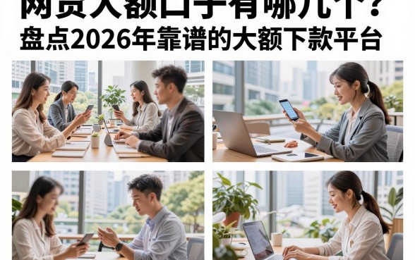 网贷大额口子有哪几个?盘点2026年靠谱的大额下款平台