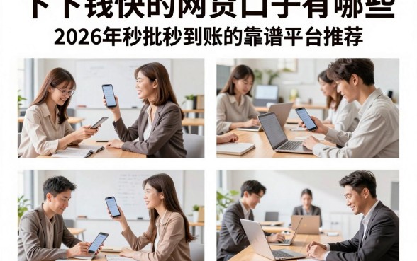 下下钱快的网贷口子有哪些,2026年秒批秒到账的靠谱平台推荐