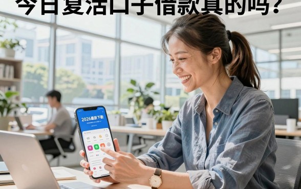 今日复活口子借款真的吗?2026最新下款口子推荐