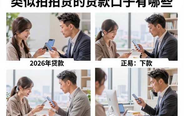 类似拍拍贷的贷款口子有哪些，2026年容易下款的正规平台推荐