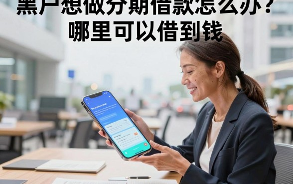 黑户想做分期借款怎么办？哪里可以借到钱？