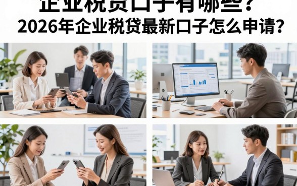 企业税贷口子有哪些?2026年企业税贷最新口子怎么申请?