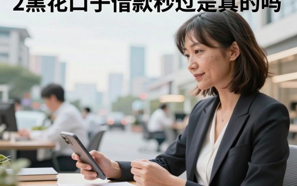 2黑花口子借款秒过是真的吗，哪里有黑户能下的口子