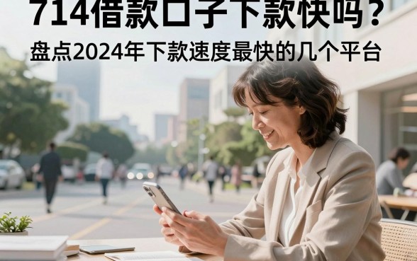 714借款口子下款快吗?盘点2024年下款速度最快的几个平台