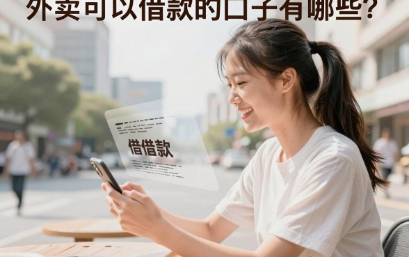 外卖可以借款的口子有哪些？外卖员怎么申请低息贷款？