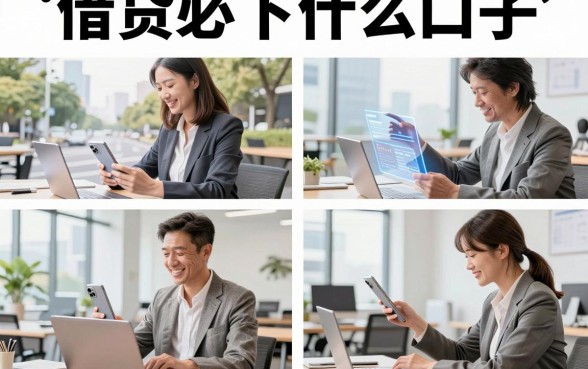 借贷必下什么口子，征信黑户哪里能贷到款