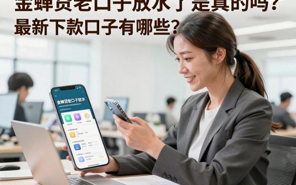 金蝉贷老口子放水了是真的吗?最新下款口子有哪些?
