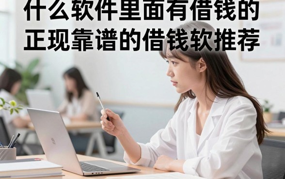 什么软件里面有借钱的，正规靠谱的借钱软件推荐