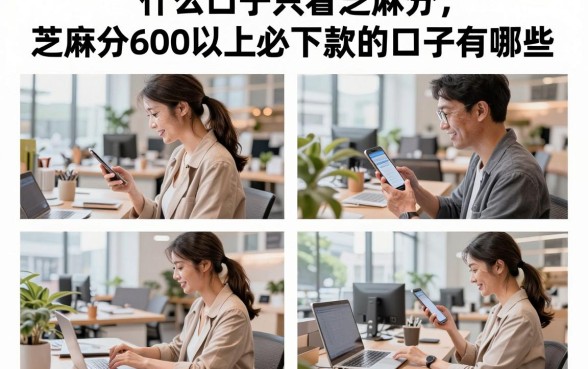什么口子只看芝麻分，芝麻分600以上必下款的口子有哪些