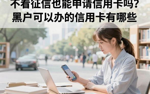 不看征信也能申请信用卡吗?黑户可以办的信用卡有哪些