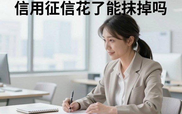 信用征信花了能抹掉吗，征信花了怎么恢复征信