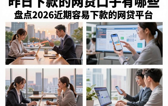 昨日下款的网贷口子有哪些,盘点2026近期容易下款的网贷平台