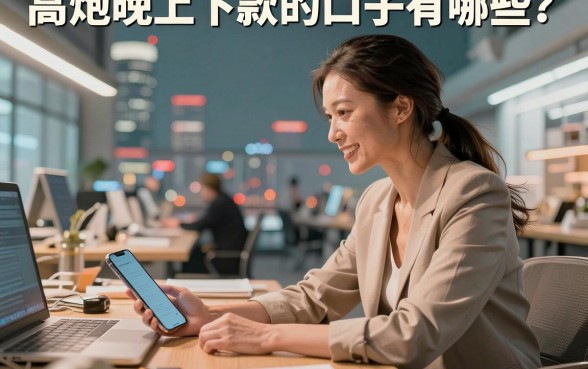 高炮晚上下款的口子有哪些？深夜急用钱哪里能快速放款