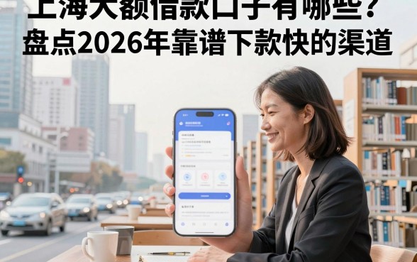 上海大额借款口子有哪些?盘点2026年靠谱下款快的渠道
