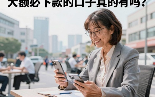 大额必下款的口子真的有吗？2026年大额放水口子哪里找