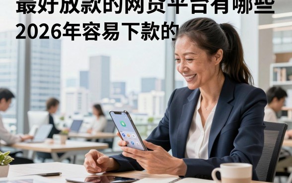最好放款的网贷平台有哪些，2026年容易下款的正规网贷推荐