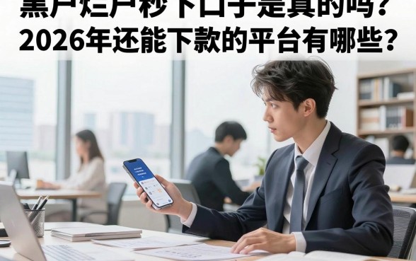 黑户烂户秒下口子是真的吗?2026年还能下款的平台有哪些?