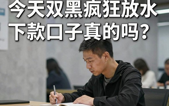 今天双黑疯狂放水下款口子真的吗?双黑户哪里能下款2024最新