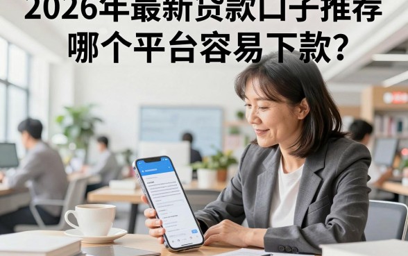 2026年最新贷款口子推荐，哪个平台容易下款？