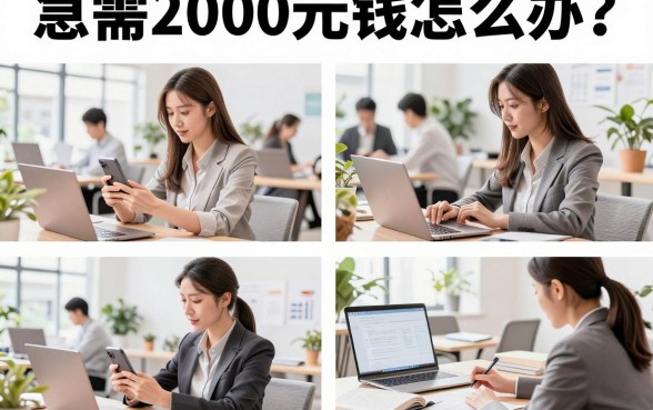 急需2000元钱怎么办?哪里可以快速借到2000元小额贷款?