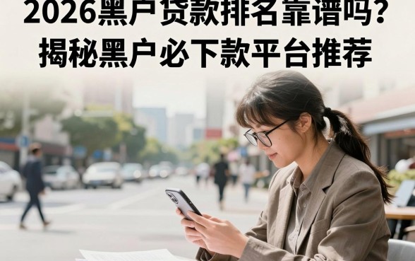 2026黑户贷款排名靠谱吗？揭秘黑户必下款平台推荐