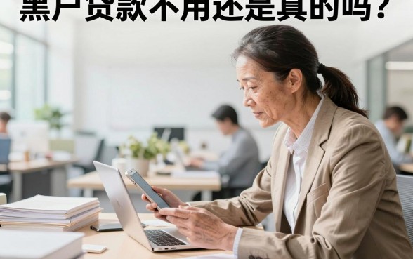 黑户贷款不用还是真的吗？黑户贷款不还会有什么后果