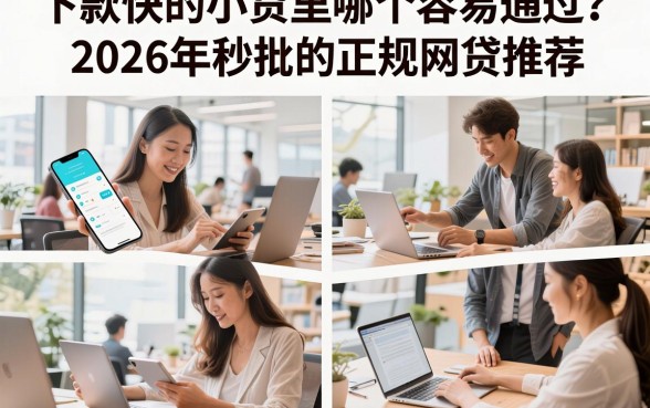 下款快的小贷里哪个容易通过？2026年秒批的正规网贷推荐