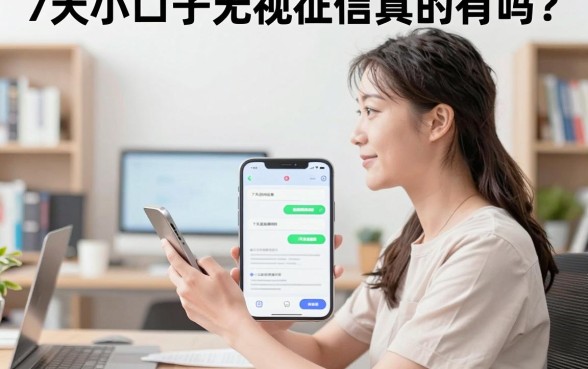 7天小口子无视征信真的有吗？黑户急需借钱去哪找？
