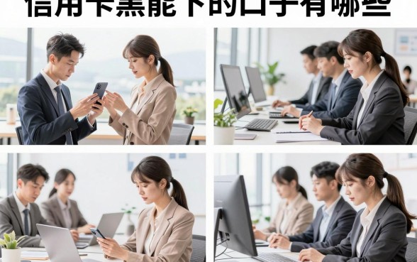 信用卡黑能下的口子有哪些,黑户怎么申请信用卡容易下款