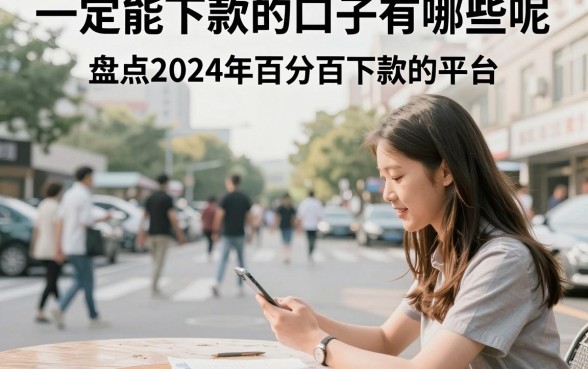 一定能下款的口子有哪些呢，盘点2024年百分百下款的平台