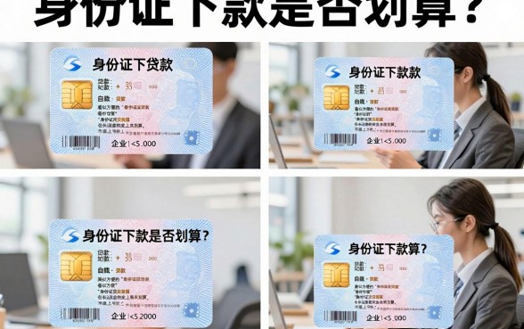 身份证下款是否划算?身份证贷款哪个平台容易下款安全