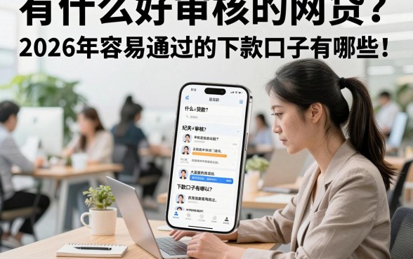 有什么好审核的网贷?2026年容易通过的下款口子有哪些