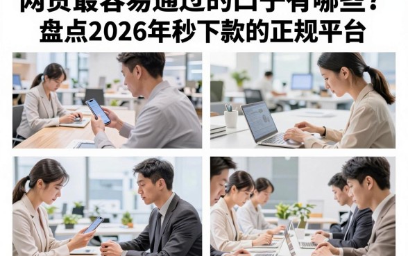 网贷最容易通过的口子有哪些？盘点2026年秒下款的正规平台