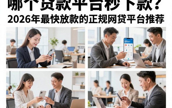 哪个贷款平台秒下款?2026年最快放款的正规网贷平台推荐
