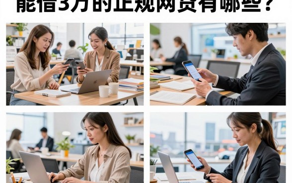 能借3万的正规网贷有哪些?2026年靠谱平台推荐
