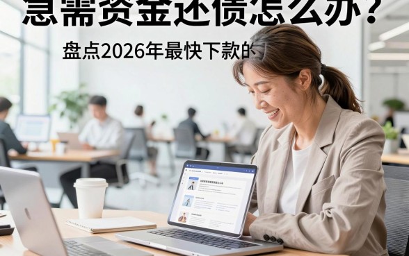 急需资金还债怎么办?盘点2026年最快下款的借钱平台