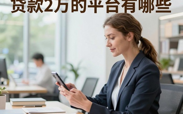 贷款2万的平台有哪些，哪个平台容易下款门槛低？
