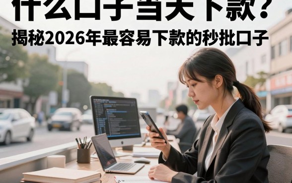 什么口子当天下款?揭秘2026年最容易下款的秒批口子