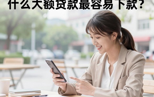什么大额贷款最容易下款？正规大额贷款平台哪个好下款