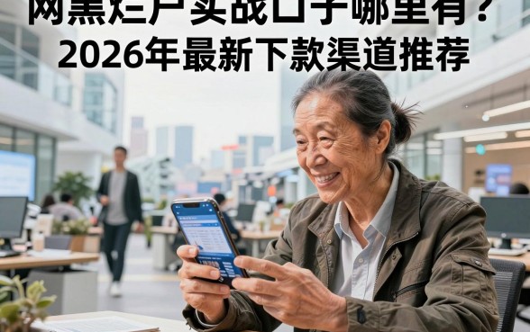网黑烂户实战口子哪里有？2026年最新下款渠道推荐