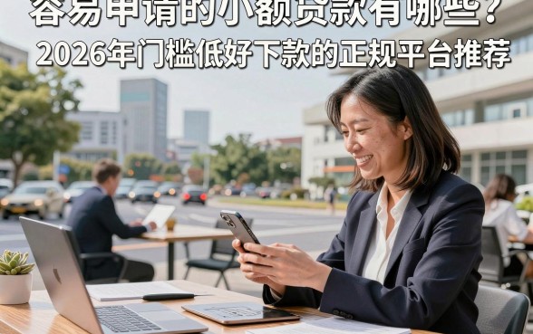 容易申请的小额贷款有哪些？2026年门槛低好下款的正规平台推荐